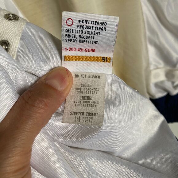 Zero Restriction Golf Outerwear Jacket Men L Navy Gore-Tex Windbreaker Logo - Picture 6 of 10